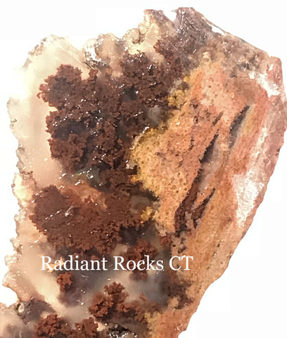 Carey Plume Agate Lapidary  slab 0.6 oz (15 grams) - radiantrocksct