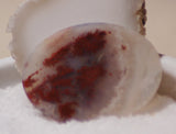 Carey Plume Agate Oval Cabochon 64 carats - radiantrocksct