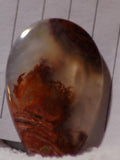 Carey Plume Agate Teardrop Cabochon 42.5 carats - radiantrocksct