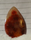 Carey Plume Agate Teardrop Cabochon 34.5 carats - radiantrocksct