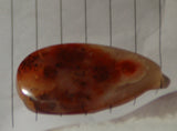 Carey Plume Agate Teardrop Cabochon 34.5 carats - radiantrocksct