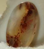 Carey Plume Agate Oval Cabochon 32.5 carats - radiantrocksct