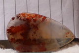 Carey Plume Agate Teardrop Cabochon 23 carats - radiantrocksct