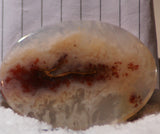 Carey Plume Agate Oval Cabochon 95 carats - radiantrocksct