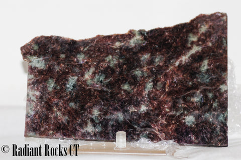 Russian Charoite dark purple lapidary slab  10.8 oz (305 grams) - radiantrocksct