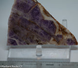 Chevron Amethyst lapidary cabochon slab 3.2 oz  (90 grams)