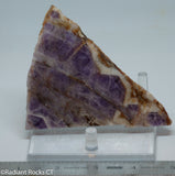 Chevron Amethyst lapidary cabochon slab 3.2 oz  (90 grams)