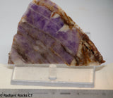 Moroccan Amethyst lapidary cabochon slab 2.4 oz  (70 grams)