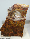 Chinese Pietersite Red Gold Quartz lapidary slab 8.2 oz  (225 grams)