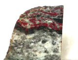 California Cinnabar lapidary face cut slab 0.8 oz (25 grams) - radiantrocksct