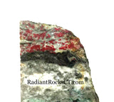 California Cinnabar lapidary face cut slab 0.8 oz (25 grams) - radiantrocksct