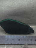 Chatoyant Congo Malachite slab - Radiant Rocks CT