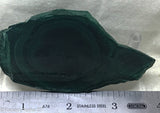 Chatoyant Congo Malachite slab - Radiant Rocks CT