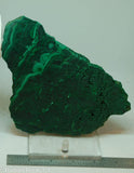Chatoyant Congo Malachite slab - Radiant Rocks CT