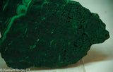 Chatoyant Congo Malachite slab - Radiant Rocks CT