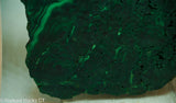 Chatoyant Congo Malachite slab - Radiant Rocks CT