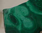Congo Malachite lapidary heel slab 9.8 oz (275 grams) - radiantrocksct