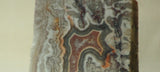Crazy Lace Agate Cabochon face cut Slab Great patterns 1.6 oz (45 grams) - radiantrocksct
