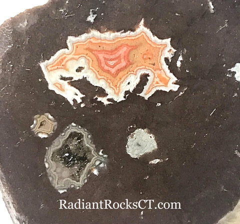 Montana Dryhead agate 0.8 oz  lapidary heel slab  (20 grams) - radiantrocksct