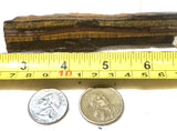 Gold Tiger's Eye lapidary cabochon slab 1.2 oz (35 grams) - radiantrocksct