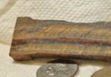 Gold Tiger's Eye lapidary cabochon slab 1.62 oz (46 grams) - radiantrocksct