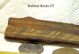 Gold Tiger's Eye lapidary cabochon slab 1.44 oz (41 grams) - radiantrocksct