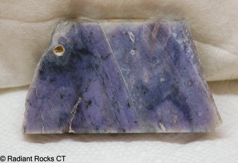Henderson purple agate lapidary slab 2.1 oz (59 grams).