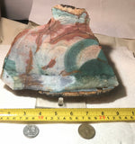 Idaho Jasper Agate ~2 lb lapidary slab (920 grams) - radiantrocksct