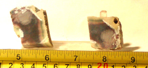 Imperial Jasper Lapidary slabs 2 cabbing pieces 1.3 oz (38 grams) - radiantrocksct