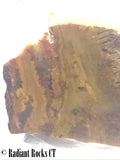 Indo Flame, Indonesian Sagenite Agate lapidary heel slab 5.2 ounces (150 grams)