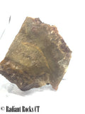 Indo Flame, Indonesian Sagenite Agate lapidary heel slab 5.2 ounces (150 grams)