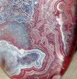 Red Crazy Lace Agate Cabochon 36 carats - radiantrocksct