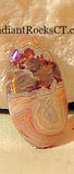 Red Crazy Lace Agate Cabochon 11 carats - radiantrocksct