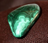 Congo Malachite freeform Cabochon  54.5 carats - radiantrocksct
