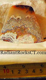 Red Crazy Lace Agate Cabochon 130 carats - radiantrocksct
