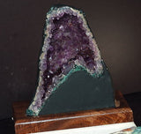 Amethyst Cathedral Geode Display -Nice Peaceful purple - radiantrocksct