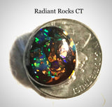 Koroit Boulder Opal double sided Cabochon bright fire 10 carats - radiantrocksct