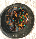 Koroit Boulder Opal double sided Cabochon bright fire 10 carats - radiantrocksct