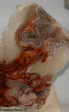 Laguna Lace Agate Lapidary Slab Great colors /patterns 10.2 oz  (285 grams)
