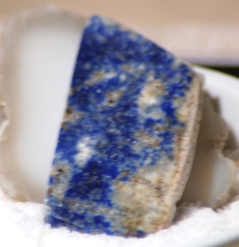 Russian Lapis Lazuli 0.6 ounces face cut lapidary slab (15 grams) - radiantrocksct
