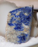 Russian Lapis Lazuli 0.6 ounces face cut lapidary slab (15 grams) - radiantrocksct