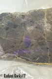 Lavender Dumortierite in Schist lapidary slab 5.2 oz  -  (140 grams)