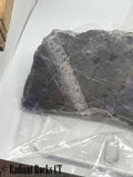 Lavender Dumortierite in Schist lapidary slab 5.2 oz  -  (140 grams)
