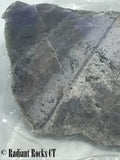 Lavender Dumortierite in Schist lapidary slab 5.2 oz  -  (140 grams)