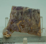 Lavender Purple Tube Agate Lapidary Slab - Radiant Rocks CT
