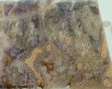 Lavender Purple Tube Agate Lapidary Slab - Radiant Rocks CT