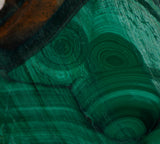 Congo Malachite lapidary slab 16.6oz (471 grams) - radiantrocksct