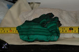 Congo Malachite lapidary slab 16.6oz (471 grams) - radiantrocksct