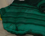Congo Malachite lapidary slab 16.6oz (471 grams) - radiantrocksct