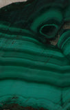 Congo Malachite lapidary slab 16.6oz (471 grams) - radiantrocksct
